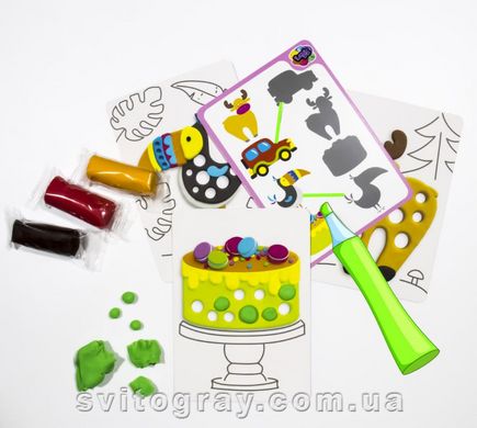 Набір тіста для ліплення ТМ Lovin’Do Edu kids Ігри для пальчиків 41042